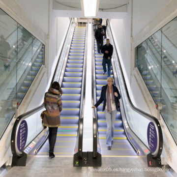 Escalera mecánica de pasamanos comercial al aire libre interior ahorro de energía